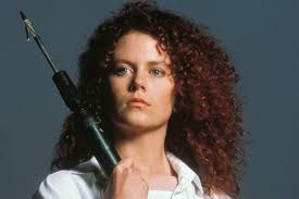 Dead Calm - Nicole Kidman as Rae Ingram holding a spear gun by Jim Sheldon  - ABC News (Australian Broadcasting Corporation)